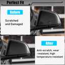 Jaronx Compatible with Tesla Model 3 Side Mirror Cover Replacement 2017 2018 2019 2020 2021 2022 2023 2024 2025, Driver Side Door Wing Rear View Mirror Cover Caps for Model 3 Accessories(Black)