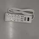 DEWENWILS 8 Outlet Power Strip with Timer (4 Timed/4 Always On), Indoor Digital Outlet for Reptile Light, Turtle Grow Light, Bearded Dragon Tank, Aquarium, 6ft Flat Plug Cord, 15A, UL Listed
