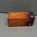 WATERGLIDE Outdoor Halloween Net Lights, 12FT x 5FT 360 LED Fairy String Light with 8 Lighting Modes, Connectable Light Safe Adaptor for Garden Tree Bushes Holiday Party Decorations, Orange & Purple