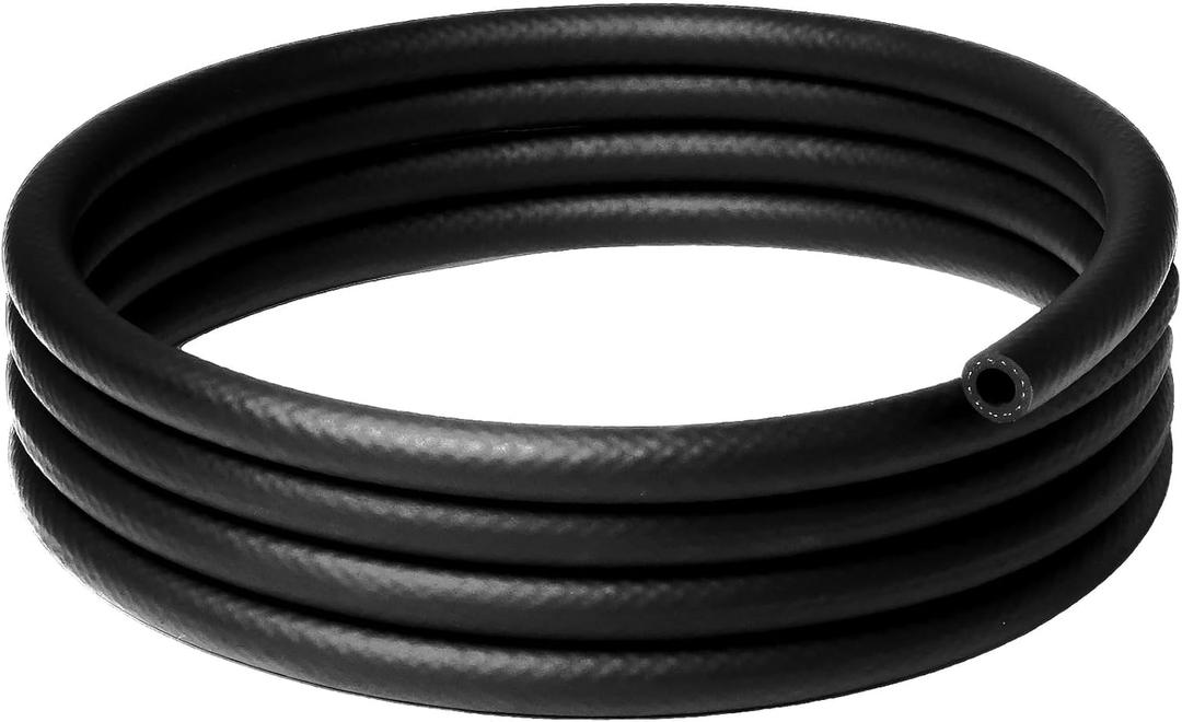 1/2 Inch (13mm) ID Fuel Line Hose, 5 FT 300PSI Push Lock NBR Rubber Hose for Automotive