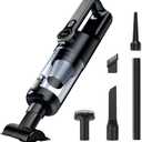 Cordless Handheld Car Vacuum Cleaner for Car Interior, Strong Suction Portable Vacuum for Pet Hair & Quick Home Cleaning, Rechargeable with LED Light & Attachments