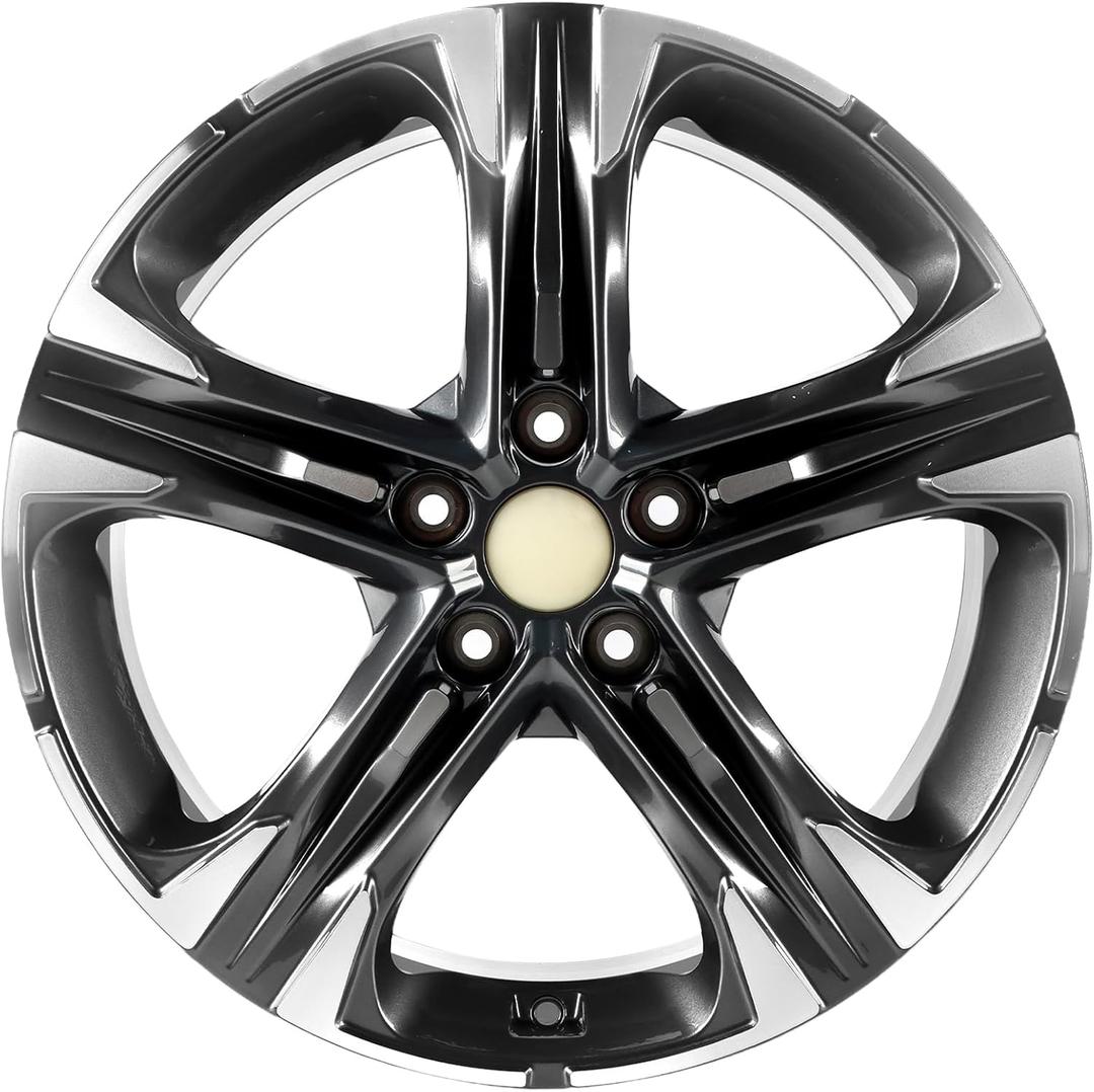 New Single 18x7.5 Inch 18 Inch 18" Premium Aluminum Alloy Wheel Rims Fit for KIA K5 2021 2022 2023 2024, Direct Fit OEM Replacement Rim, Machined Grey, 18946