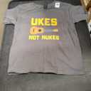 Funny Ukulele Shirt - Musician Gift - Ukes Not Nukes T-Shirt, XS Kids