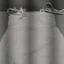 utcoco Women's 2025 Summer Tie Shoulder Denim Mini Dress Sleeveless Side Slit Bodycon Short Jean Dress (Large, White)