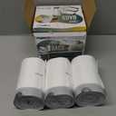 FORID Small Drawstring Trash Bags - 4 Gallon Plastic Garbage Bags 240 Counts White Trash Can Liners 15 Liter for Bathroom Restroom Bedroom Office Toilet - Durable & Thick Trash Bag