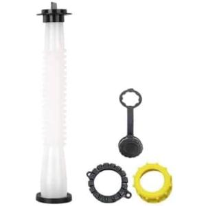 KP KOOL PRODUCTS Gas Can Nozzle - Universal Spout Replacement - White and Yellow, Collar Caps, Stopper, Vent Caps - Pack of 1