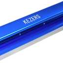 KEZERS 22" / 55 cm Skimming Blade, 0.3mm Stainless Steel Blade, Smoothing & Knockdown Drywall Knife, Extruded Aluminum, Durable Wall-Board, High-Impact End Caps
