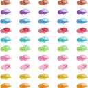 50PCS Luminous Turtle Figurines - Glow in The Dark Resin Animals with 10 Colors for Fairy Garden & Dollhouse Decor - Mini Craft Supplies Micro Landscape Ornaments