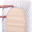 Microfiber Twin XL Fitted Bed Sheets Soft and Comfy - Twin Extra Long, 15" Deep Pocket, 39" x 80" Great for Dorm Room, Hospital and Split King Dual Adjustable Beds (Twin XL, White)