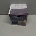 Vingud Electric Lunch Box for Adults, 1.2L/41oz, 100W Fast Heated Lunch Box, 12V/24V/110V Portable Food Heater for Car/Office Work with 304 Stainless Steel Container, Blue Gray