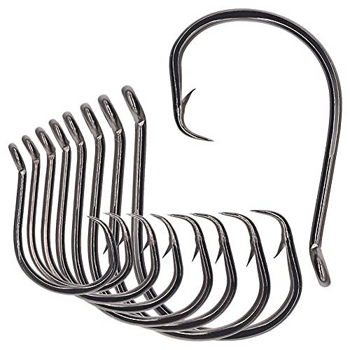 XFISHMAN Circle-Hooks-Fishing-Equipment-Octopus-Hooks-Saltwater-50 Pack #1 –12/0