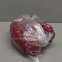 PRETYZOOM Chair Cover Removable Washable Dining Chair Protector Stretchable Slipcover for Restaurant Home Use Wrinkle Resistant Stylish Solid Color Design (45X50X0.5cm, Red)