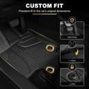 AOMSAZTO Floor Mats and Cargo Mat Compatible with 2020-2026 Toyota Highlander (7 Seats Only): Heavy Duty TPE All Weather Protection Car Floor Mats - 3 Rows Full Set Rubber Highlander Cargo Liner