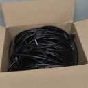 Cat 6 Outdoor Ethernet Cable 200 ft, 24AWG 10Gbps Cat6 Cable Cord Waterproof Direct Burial LLDPE UV Jacket, Internet Network Cable with 60 Ties Support Cat6 Cat5e Cat5, CCA, UTP for PC