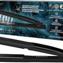 Revamp Progloss MoistureCare 1.25-Inch Flat Iron Hair Straightener  Steam Hair Straightener with Keratin, Argan & Coconut Oil Infused Ceramic & Ionic Floating Plates, Easy to Use with Auto-Off