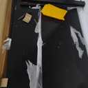 VEVOR 2 Drawers Washer Dryer Countertop with Shelf, 54" x 27" Wooden Laundry Countertop with 2 Hooks & Non-Slip Pads, Washer and Dryer Covers for The Top, Laundry Room Organization and Storage, Black