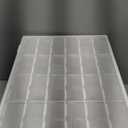 Akro-Mils 24-Drawer Plastic Drawer Storage Cabinet for Garage Organization, Bead Organizer, Building Bricks Storage, Teacher Toolbox, Makeup Organizer, 20" W x 6" D x 16" H, 10124 White