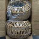 IHENGYANLT 2 Pack Farmhouse Light Fixtures Ceiling Mount,Mini Rattan Boho Semi Flush Mount Ceiling Light,Hand Woven Hallway Light Fixtures for Bedroom Entryway Nursery Study Room