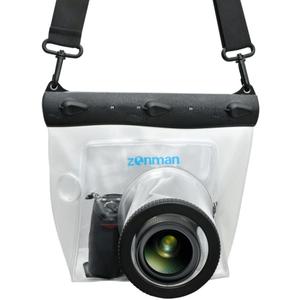 ZONMAN DSLR Camera Univeral Waterproof Underwater Housing Case Pouch Bag for Canon Nikon Sony Pentax Brand Digital SLR Cameras (Transparent)