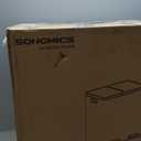 SONGMICS Trash Can, 2 x 8 Gallon (2 x 30 L) Garbage Can for Kitchen, with 15 Trash Bags, 2 Compartments, Plastic Inner Buckets and Hinged Lids, Airtight, Silver and Black ULTB60NL