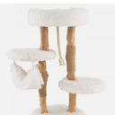 5-Tier Cat Tree Tower Cat Climbing Stand With Scratching Posts and Hanging Rope