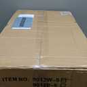 SAILUN 136Gal/543Qt Stackable Storage Bins Folding Collapsible Storage Bins with Lid, Closet Organizers and Storage Box with Door Beige 26" W x 17" D x 71" H