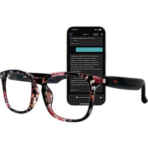 AI Smart Wireless Bluetooth Translation Glasses for Men/Women with Speakers/Bluetooth&140+ Languages Translation Sports/Travel/Drive/Busniess (C3+AI+Color Change Lenses+BaoHua)