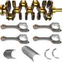 G4KJ 2.4 Engine Rebuild Kit with Crankshaft, Connecting Rod & Bearings Kit for Hyundai Santa Fe Sport/Sonata/Tucson, for Kia Optima/Sorento/Sportage/Forte 2.4L, 23111-2G200 23111-2G230