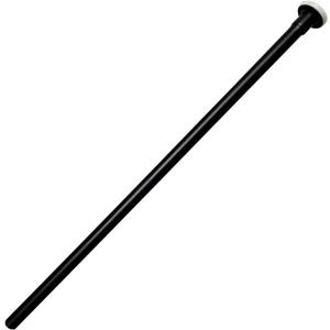 Westbrass D123-62 3/8" x 12" Brass Flat Head Toilet Riser Supply Line, Matte Black