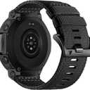 Military Style Nylon Watch Band Compatible for Amazfit T-Rex 3 Pro 48mm, Breathable Sweat-proof Nylon Wristband, Ultra Soft Sport Watch Strap