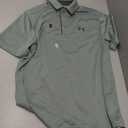 Under Armour Men's Standard Tech Golf Polo, (069) Pitch Gray , Large