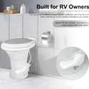 Foot Pedal Replacement for Dometic 300/310/320/321 RV Toilets, Compatible with Lippert Flow Max & Dometic RV Toilet Flush Pedal Repair Parts