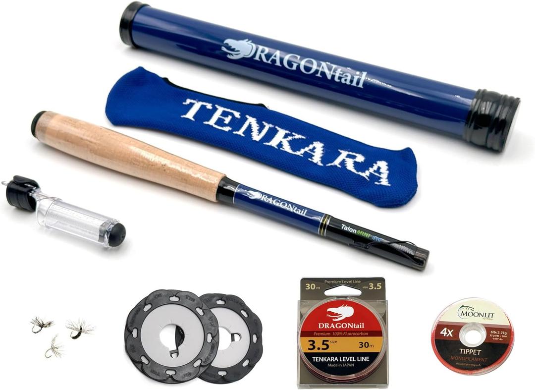 TalonMINI 310 Pocket Tenkara Rod (10ft Tenkara Rod) (Rod with Level Line Kit)