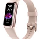 Fitness Tracker with Step Counter/Calories/Stopwatch, Activity Tracker, Health Tracker with Heart Rate Monitor, Sleep Tracker,1.10''AMOLED Touch Color Screen, Pedometer Watch for Women Men