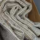 8' x 10' Jute & Wool Area Rug,Handwoven Mini Check with 4-Inch Border Neutral Color Rug can Place in Living Room, Dining & Bedroom | Pile- 0.6" | 75% Natural Jute & 25% Wool (8' x 10')