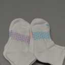 Hanes womens Cushioned Ankle Socks, Absolute Active Ankle Socks for Women, Seamless Toe, 4-prs (5-9, White)