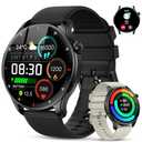 Smart Watch for Men Women Fitness: Waterproof Make Answer Call Digital Mens Watches Running Pedometer Step Tracker Smartwatch Android Phone iPhone Samsung Compatible Sleep SpO2 Heart Rate Monitor