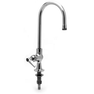 T&S Brass B-0305 Deck Mount Single Pantry Faucet with Rigid Gooseneck and Stream Regulator