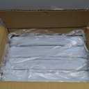 4 Tier Stackable Plastic Storage Bins with Lid and Wheels - 23 QT Closet Organizers and Storage, Foldable Storage Containers, Organization and Storage Boxes for Craft, Home, Pantry, Dorm, Grey