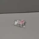 Pink Jellyfish Badge Reel Retractable for Nurse, Doctor, Medical Worker & Nursing Student | Cute Pediatric Nurse ID Name Badge Holder with Alligator Clip & 24 Durable Nylon Retractable Cord | Acrylic