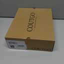 Coutgo Womens Ankle Boots Pointed Toe Low Kitten Heel Side Zipper Office Dress Fall Booties Shoes (9, White)