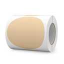 FINDAT 300 PCS Circle Stickers 4 Inch Kraft Vinyl Floor Dots Sticker Removable Self-Adhesive Colored Large Round Label Roll for Marking Inventory Organizing Classroom Line Up Spots