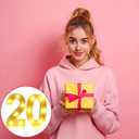 20th Birthday Decorations for Women Men,Happy 20 Year Old Birthday Decorations for Centerpieces Table,20 Light Up Numbers Sign Led for Party Backdrop Wall Decor for Wedding Anniversary Home