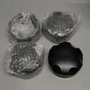 4Pcs 107.1mm/4.22Inch Center Caps for OEM Can-Am Wheel Rim Replacement 705401318 Hub Cap,(Matt Black Out 107.1mm/4.22in, Inner 104mm/4.09in)