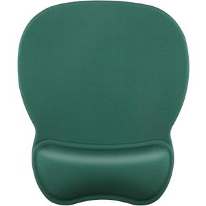 MROCO Ergonomic Mouse Pad with Gel Wrist Rest, Smooth Wrist Support Surface, Non-Slip PU Base for Pain Relief, Comfortable Mousepad for Computer, Laptop, Office & Home, 9.4 x 8.1 in, Forest Green