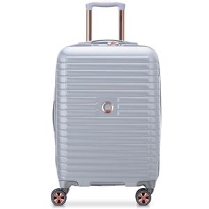 DELSEY PARIS Cruise 3.0 Hardside Expandable Luggage with Spinner Wheels, Platinum, Carry on 20 Inch