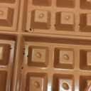 Gourmia Belgian Waffle Maker  Compact Design with Upright Storage, Adjustable Browning, and Easy-Clean Nonstick Ceramic Plates, Stainless Steel