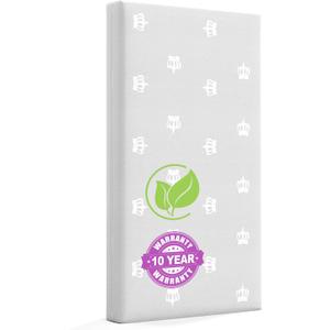 Breathable Crib Mattress, Dual-Sided Premium Memory Foam Toddler Mattress, Waterproof, Removable and Machine-Washable Cover, fits Standard Full-Size Crib and Toddler Bed 52" x 27.7" x 5" Gray