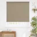 LazBlinds Cordless Cellular Shades, Blackout Privacy Honeycomb Shades for Home, Thermal Insulation Noise Reduction Blinds for Windows, 26'' W x 48'' H, Taupe
