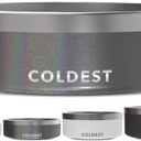 Coldest Dog Bowl - Anti Rust Metal, Non Slip, 3 Layers Insulated Stainless Steel Dog Bowls - Spill Proof & Heavy Duty - Water Bowl for Dogs, Cats & Pets, Dish Washer Safe (21 oz, Stardust Glitter)